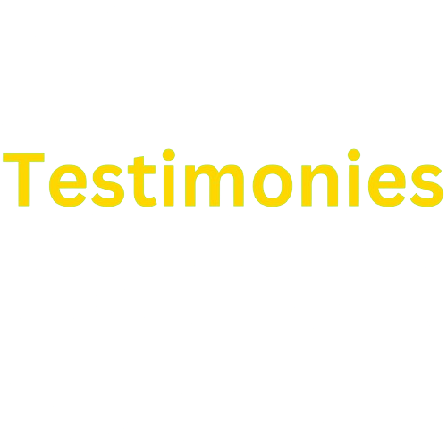 Testimonies section